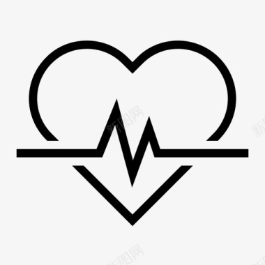 心跳医疗医疗心脏图标图标