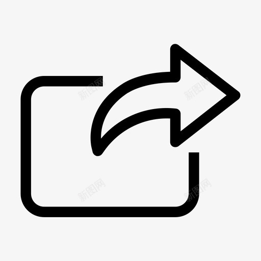 分享出口图标svg_新图网 https://ixintu.com 出口 分享