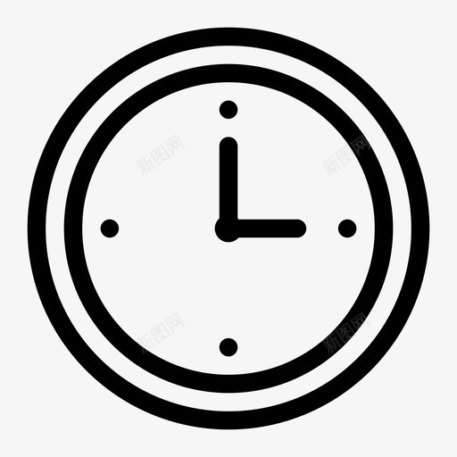 时钟时间时区等待图标svg_新图网 https://ixintu.com mo 手表 时区 时钟时间 等待