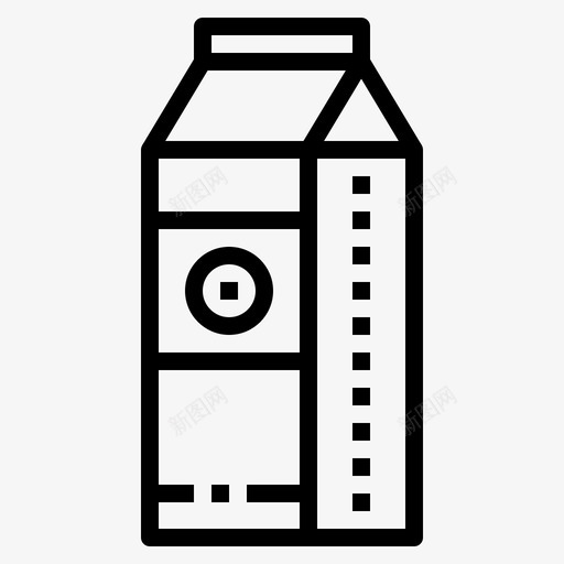 牛奶饮料新鲜图标svg_新图网 https://ixintu.com 咖啡故事 新鲜 牛奶 牛奶盒 饮料