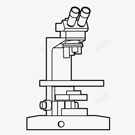 显微镜化学调查图标svg_新图网 https://ixintu.com 化学 实验室 显微镜 研究 科学 调查