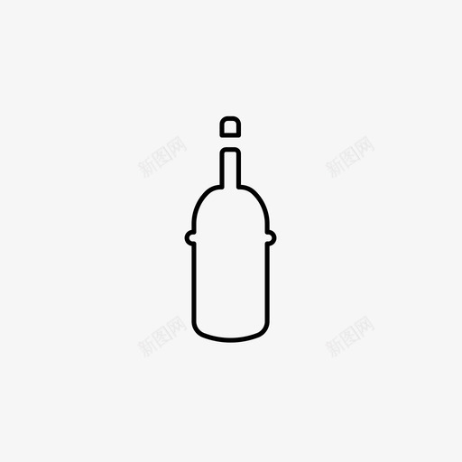 烈酒玻璃瓶饮料套装3图标svg_新图网 https://ixintu.com 烈酒 玻璃瓶 饮料套装3