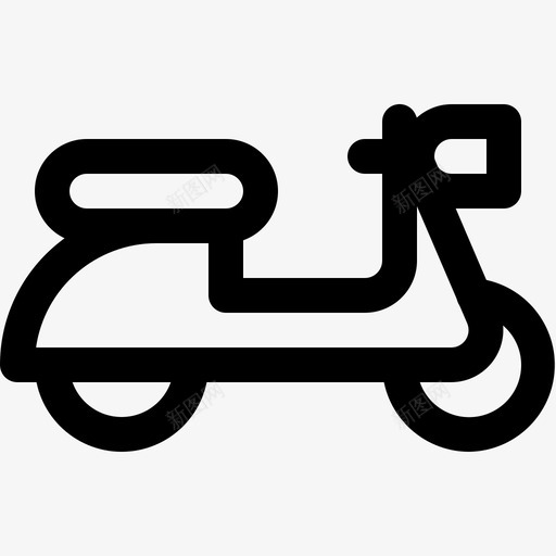 老式滑板车骑乘运输图标svg_新图网 https://ixintu.com 两轮车 老式滑板车 运输 运输线图标 骑乘