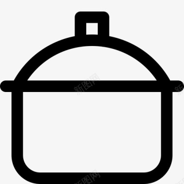 烹饪锅炊具盖子图标图标