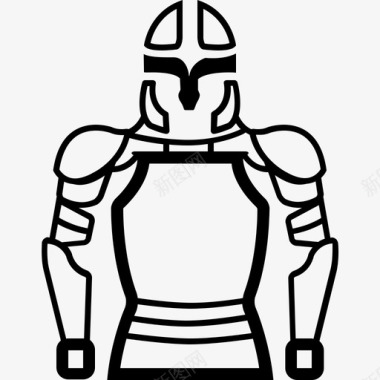 盔甲骑士战士图标图标