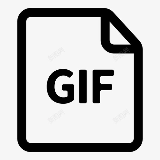 gif文件扩展名格式图标svg_新图网 https://ixintu.com gif文件 图像 扩展名 文件扩展名 格式