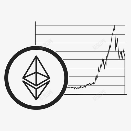 加密货币区块链以太坊图标svg_新图网 https://ixintu.com 以太坊 加密货币 加密货币图表 区块链 市场 投资