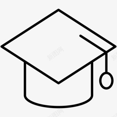 毕业毕业帽学生图标图标