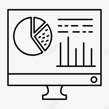 计算机业务图表图标图标