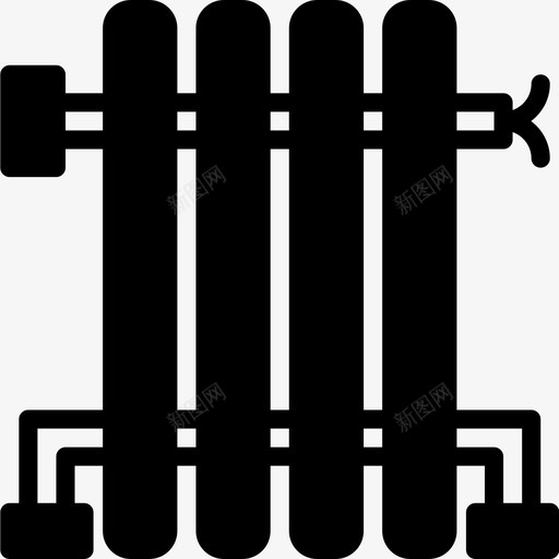 暖气片电器暖气图标svg_新图网 https://ixintu.com 客房 家具 家用 暖气 暖气片 电器