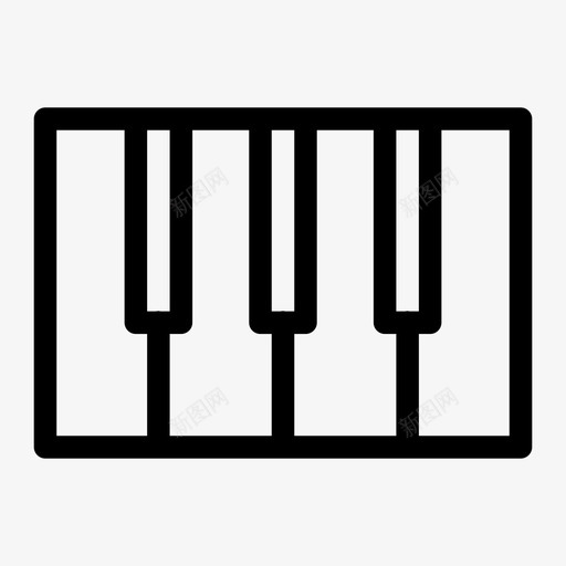 钢琴键音乐图标svg_新图网 https://ixintu.com 钢琴 钢琴键 键 音乐 音乐钢琴 音乐键