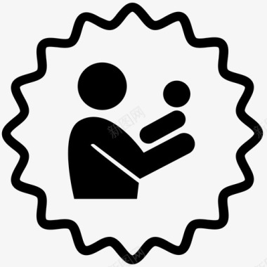 儿童保育母亲新生儿图标图标
