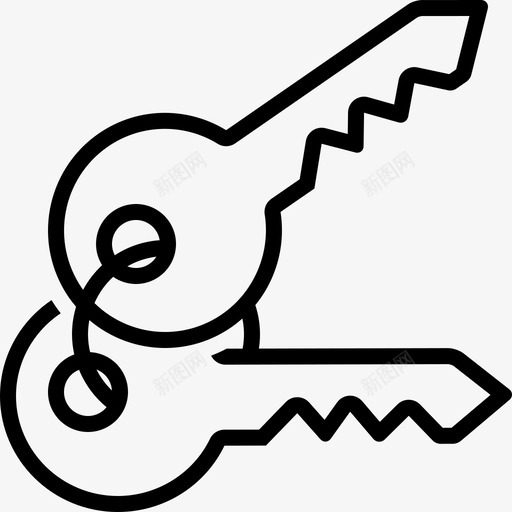 钥匙密码秘密图标svg_新图网 https://ixintu.com 安全 密码 秘密 钥匙