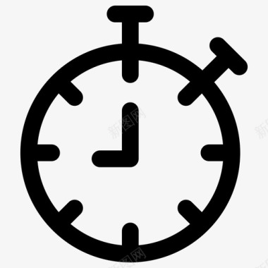 秒表时钟小时图标图标