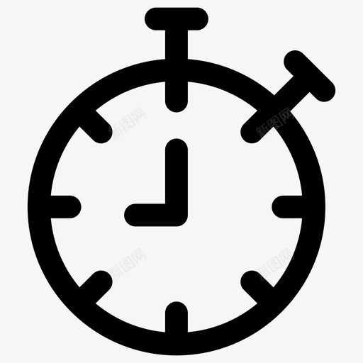 秒表时钟小时图标svg_新图网 https://ixintu.com 小时 时钟 秒表 计时器