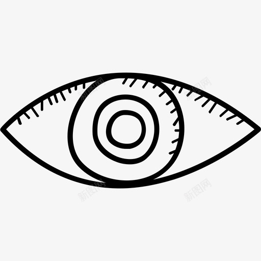 眼睛商业绘画图标svg_新图网 https://ixintu.com 创业 商业 眼睛 绘画 视觉