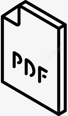 pdf文件iso等轴测图标图标