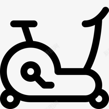 文具自行车运动自行车机器图标图标