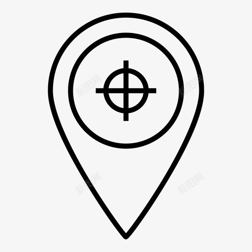 地图图钉定位地图位置图标svg_新图网 https://ixintu.com 地图位置 地图图钉 地图点 地点 定位 我的位置