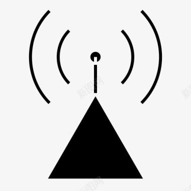 信号通信连接图标图标
