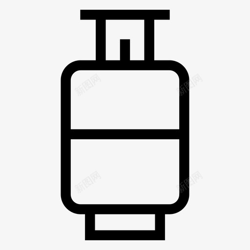 气瓶气体图标svg_新图网 https://ixintu.com 气体 气瓶