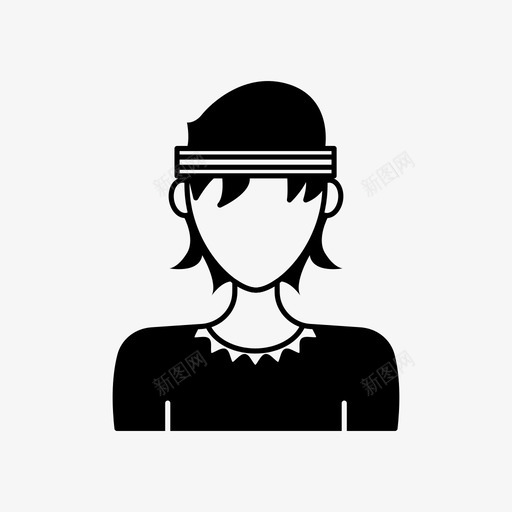 戴帽子的女人化身无脸图标svg_新图网 https://ixintu.com 个人资料 化身 化身女人 女性 戴帽子的女人 无脸