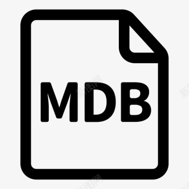 mdb文件数据数据库图标图标