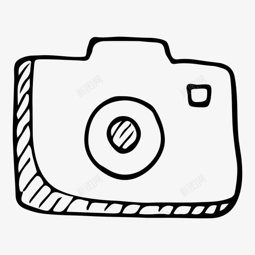 相机数码照片图标svg_新图网 https://ixintu.com 数码 涂鸦用户界面 照片 相机