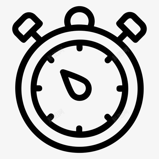 计时器倒计时截止日期图标svg_新图网 https://ixintu.com 倒计时 开发 开发用户界面线图标 截止日期 秒表 网页设计 计时器