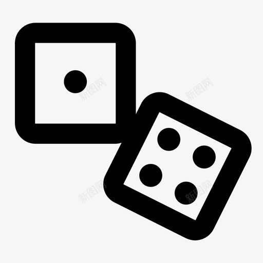 掷骰子下注赌博图标svg_新图网 https://ixintu.com 下注 掷骰子 游戏 赌博