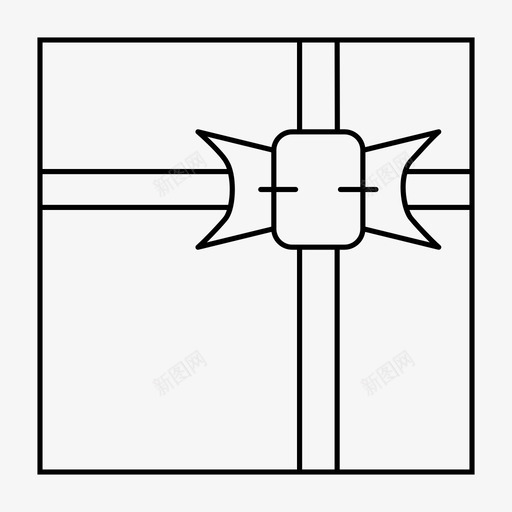 礼物生日礼物圣诞礼物图标svg_新图网 https://ixintu.com 包裹 圣诞礼物 漂亮的礼物 生日礼物 礼物