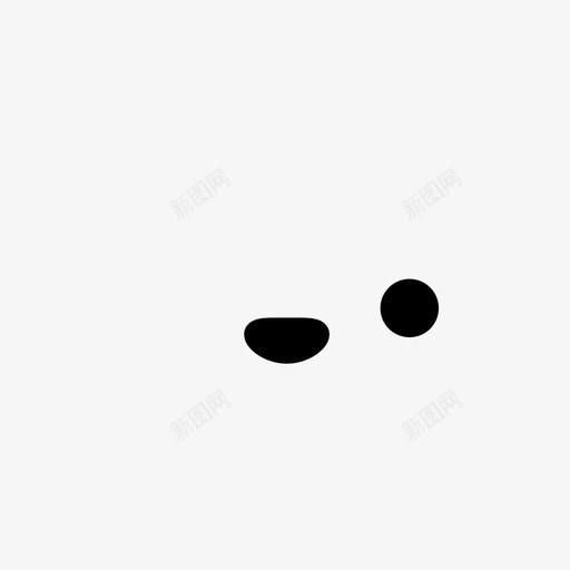 微笑猫表情图标svg_新图网 https://ixintu.com 微笑 情感 感觉 法国斗牛犬表情线 猫 表情