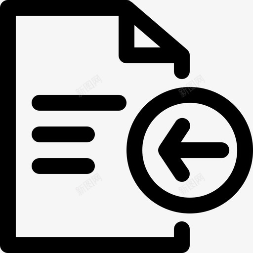 导入文件文档管理图标svg_新图网 https://ixintu.com 办公 导入文件 文件管理大纲 文档 管理
