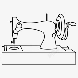 产品下水采购产品缝纫机缝纫机工艺图标高清图片