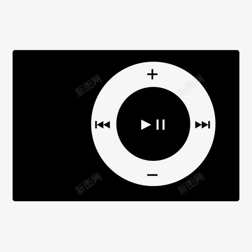 ipodshuffle苹果mp3图标svg_新图网 https://ixintu.com ipodshuffle mp3 苹果 音乐