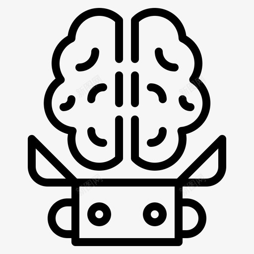 大脑身体人类图标svg_新图网 https://ixintu.com 人类 医学 大脑 教育 身体 零件