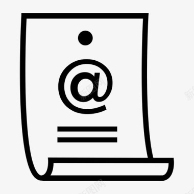 联系人客户服务电子邮件图标图标