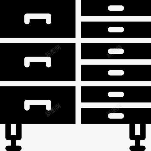 衣柜家具家居图标svg_新图网 https://ixintu.com 客房 家具 家居 漂亮家具家居实木 衣柜