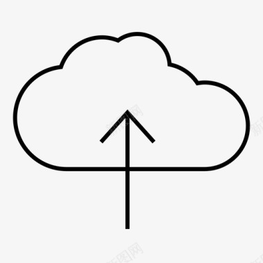 云上传通信连接图标图标