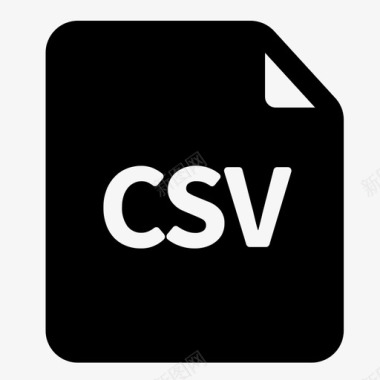csv文件数据工作表图标图标