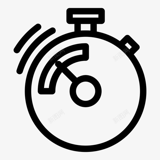 天文钟美元秒表图标svg_新图网 https://ixintu.com 天文钟 时间 时间和日期 秒表 网页设计 美元