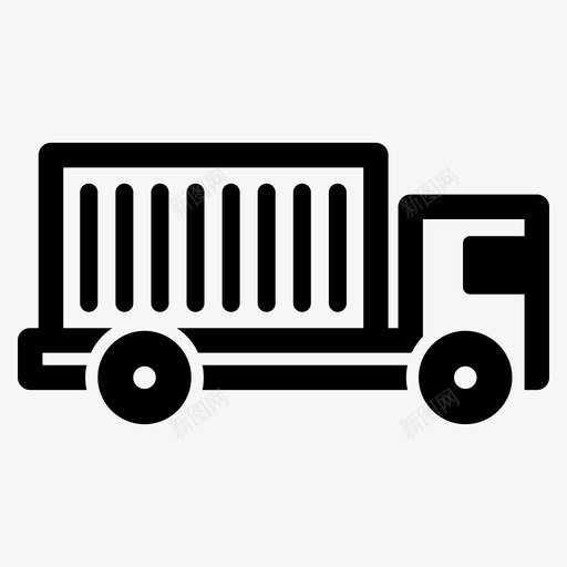 货运卡车集装箱配送图标svg_新图网 https://ixintu.com 卡车 皮克斯 货运卡车 配送 集装箱
