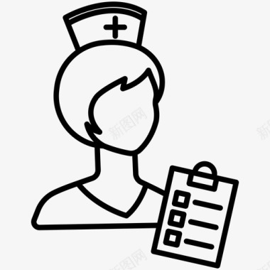 护士急救卫生服务图标图标
