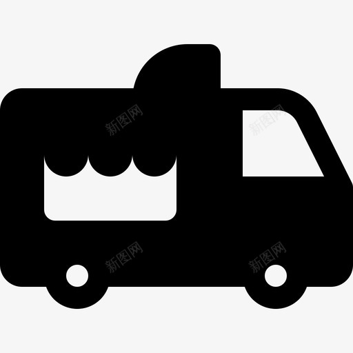 食品车餐饮流动性图标svg_新图网 https://ixintu.com 改装 流动性 车辆 运输实心图标 食品车 餐饮