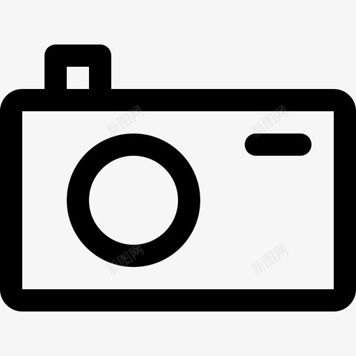 pocketdigicamcameracompact图标svg_新图网 https://ixintu.com camera compact photography pocketdigicam pointShot 便携式 照片线图标