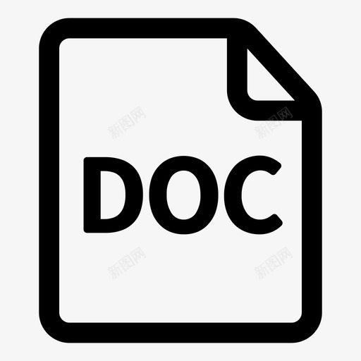 doc文件docxmicrosoft图标svg_新图网 https://ixintu.com docx doc文件 microsoft office processor word 文件扩展名