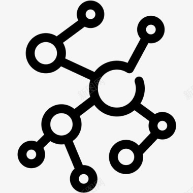 通信社区网络连接图标图标