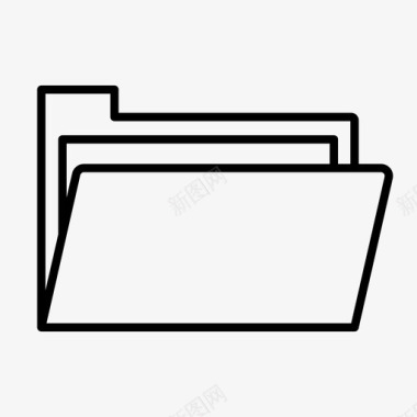 文件夹文档资源管理器图标图标