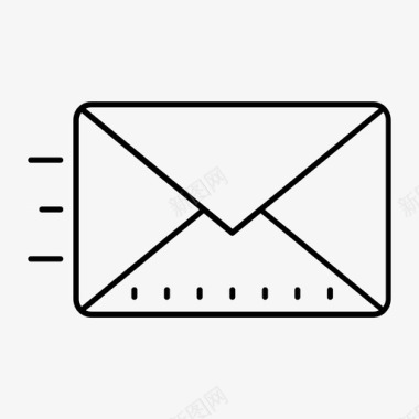 电子邮件业务消息图标图标