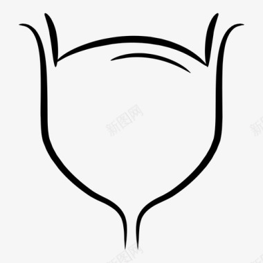 膀胱器官人体器官图标图标